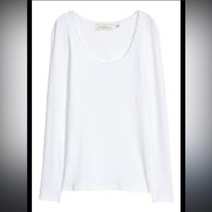 Socialite White Chemise with Soft Knit and Flowy Fit